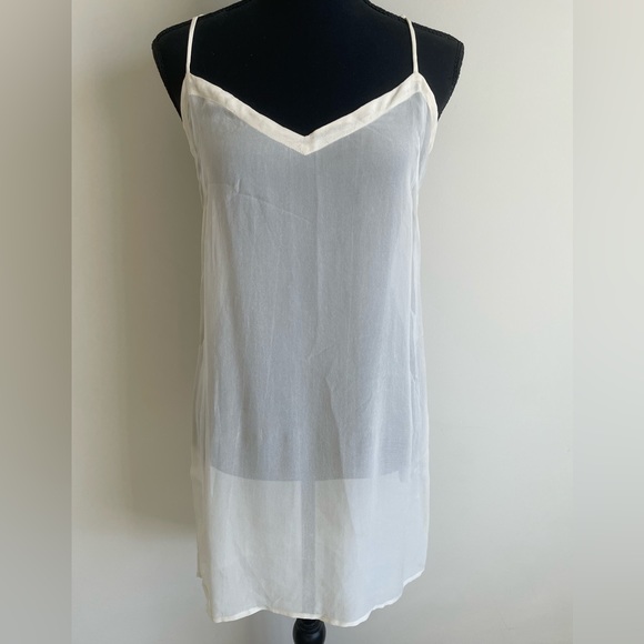 Isabel Marant Dresses & Skirts - Isabel Marant Étoile Beige Slip Dress Sheer Sz 38 Medium Adjustable Straps